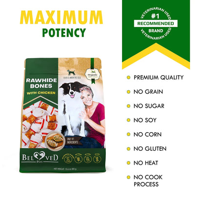 Rawhide Sticks & Chicken Natural Chews